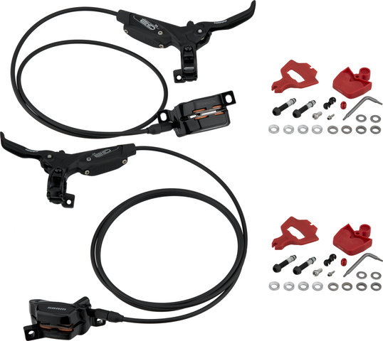 SRAM Set de Freins à Disque av+arr G2 RE - gloss black/Ensemble/Flip-Flop (non spécifique au côté)