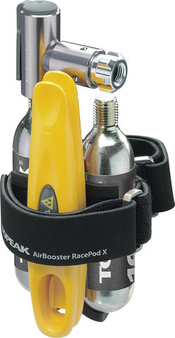 Topeak AirBooster Race Pod X CO2 Pump Set - anthracite-yellow
