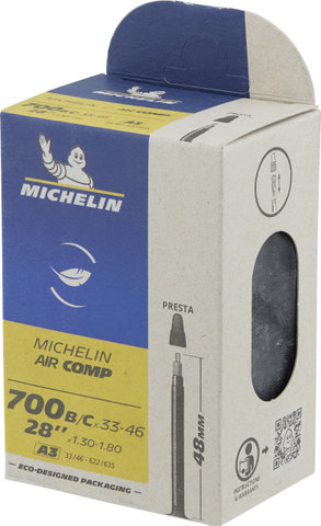 Michelin Chambre à Air A3 Aircomp pour 28" - universal/33-622 à 46-622/Valve Presta (SV)/33-46 x 622-635 SV 48 mm/48 