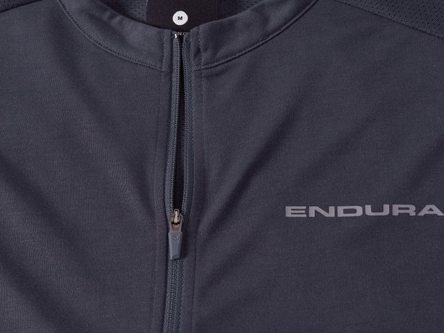 Endura Loop S/S Zipped Trikot - carbon grey | M