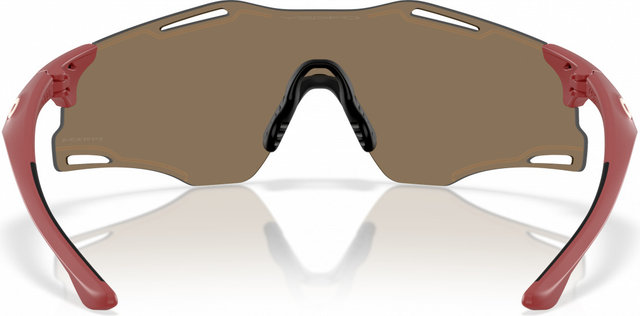 Oakley Cybr Zero Sportbrille - matte iron red | prizm 24k
