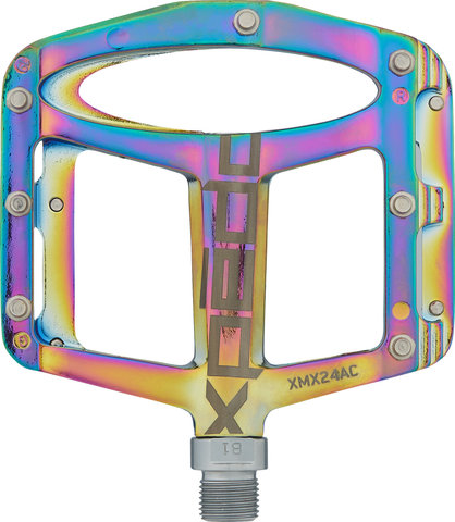 Xpedo Spry Aluminium Platform Pedals - oil slick