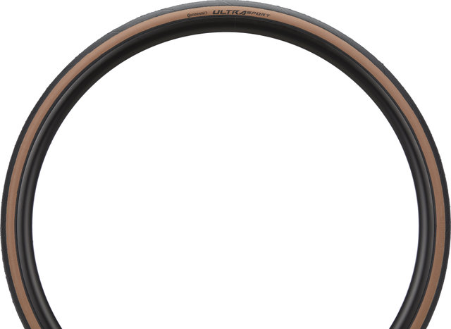 Continental Ultra Sport III 28" Folding Tyre - black-brown/28-622 (700x28c)