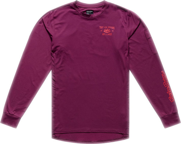 Troy Lee Designs Ruckus Ride Lockdown L/S Jersey - sangria | M