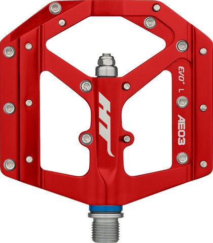HT EVO AE03 Platform Pedals - red