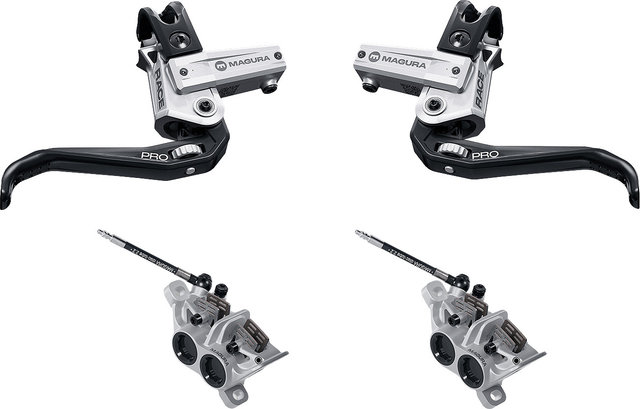 Magura Set de frein à disque avant+arrière Race Pro - silver | Ensemble | gauche/droite (spécifique)