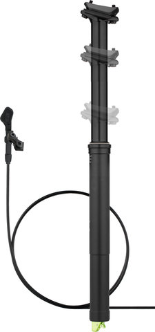 OneUp Components Dropper Post V2 180 mm Seatpost w/ V3 Remote Lever I-Spec EV - black | 465 mm | I-Spec EV | 31,6 mm | 0 mm | V3
