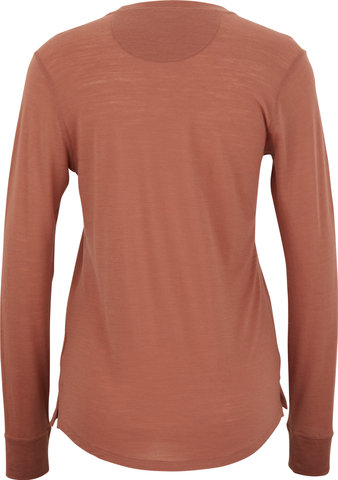 Patagonia Shirt pour Dames Capilene Cool Merino L/S - burl red/S