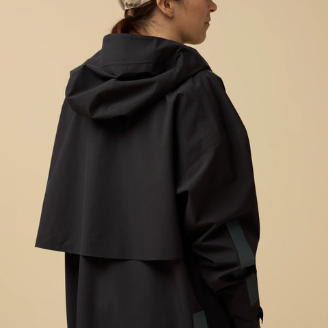 Fjällräven Poncho Hoja Rain - black | L/XL