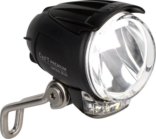busch+müller Luz delantera LED Lumotec IQ Cyo Premium T Senso Plus con aprob. StVZO - negro