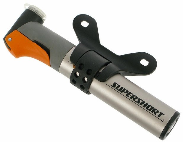 Supershort Mini-pump - silver/universal