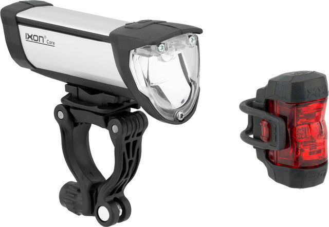 busch+müller Ixon Core 50 + IXXI LED Beleuchtungsset mit StVZO-Zulassung - silber-schwarz