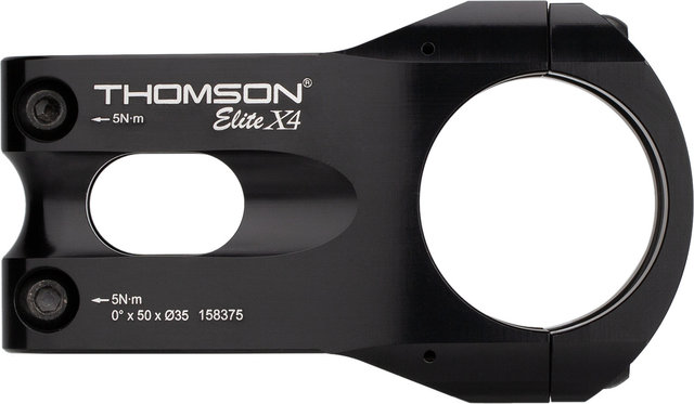 Thomson Elite X4 Stem 1 1/8" 35 mm - schwarz | 0° | 50 mm