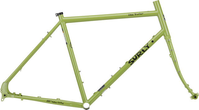 Surly Kit de cuadro Disc Trucker 26" - pea lime soup/L/12 mm Eje Pasante