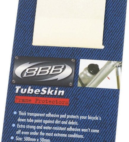 BBB TubeSkin BBP-60 Down Tube Protective Sticker - clear-transparent/universal