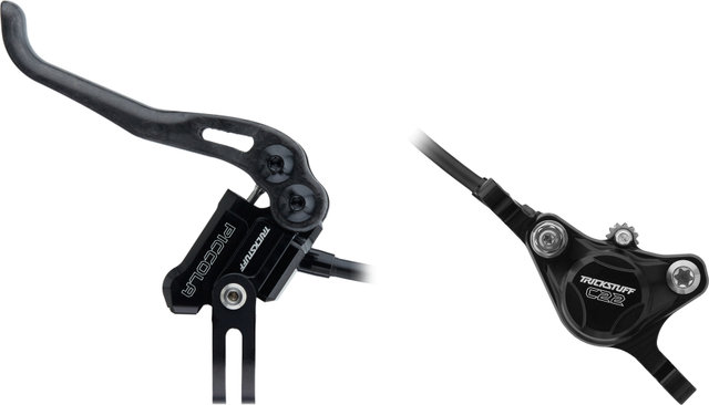 Trickstuff Piccola Carbon v+h ensemble frein à disque Flatmount / Postmount - noir-noir/Ensemble/gauche/droite (spécifique)
