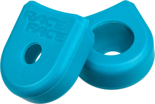 Race Face Crank Boots Kurbelschutz Small - turquoise Race Face Crank Boots Kurbelschutz Small - turquoise
