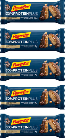 Powerbar Protein Plus 30 % Proteinriegel - 5 Stück - cappuccino-caramel-crisp