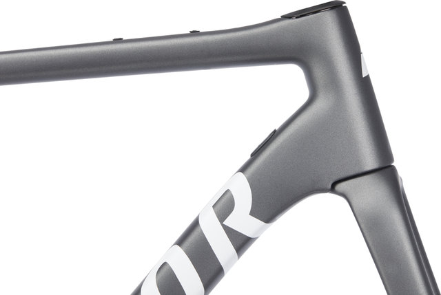 Factor Kit de Cadre en Carbone LS Disc Gravel - gunmetal/M/Axe Traversant 12 mm