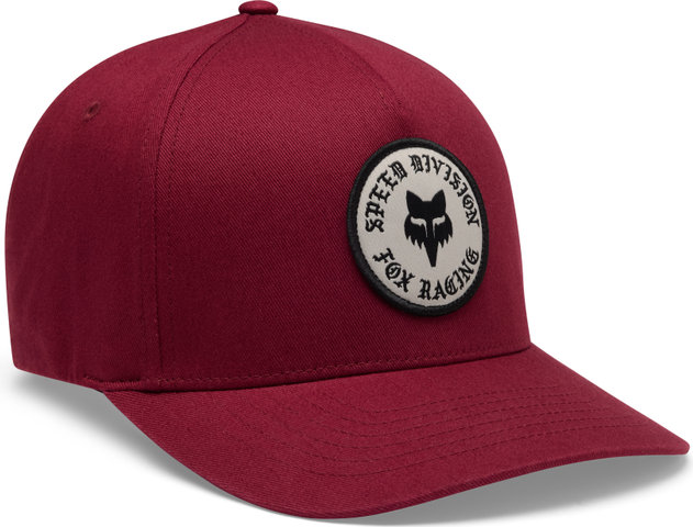 Fox Head Badge Flexfit Cap - cabernet | S/M