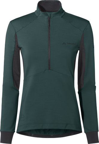 VAUDE Womens Kuro Halfzip LS Tricot - deep pond/36