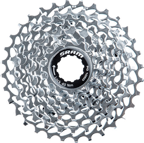 SRAM PG-1050 10-fach Kassette für Apex / X7 / GX - silber/11-32