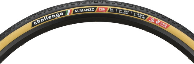 Challenge Cubierta plegable Almanzo Pro 28" - negro-marrón/28 /33 /33-622