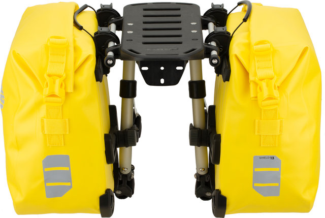Thule Portaequipajes Tour Rack + bolsas de bicicleta Shield Pannier S - yellow