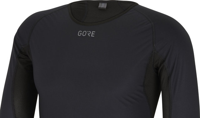 GORE Wear Camiseta de manga larga M WINDSTOPPER Base Layer Shirt - black/M