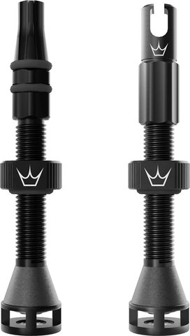 Peaty's Valves tubeless Holeshot Fast Flow - black | Valve Presta (SV) | 42 mm