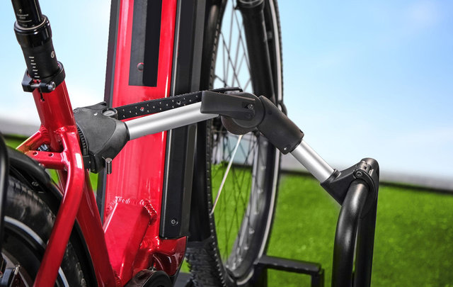 Eufab Strap adjustable frame holder - black-silver