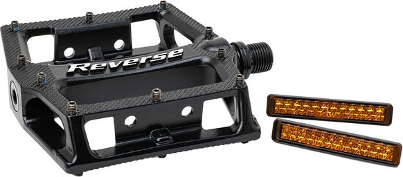 REVERSE Components Super Shape-3D V2 Plattformpedale - black | 100 mm | 95 mm