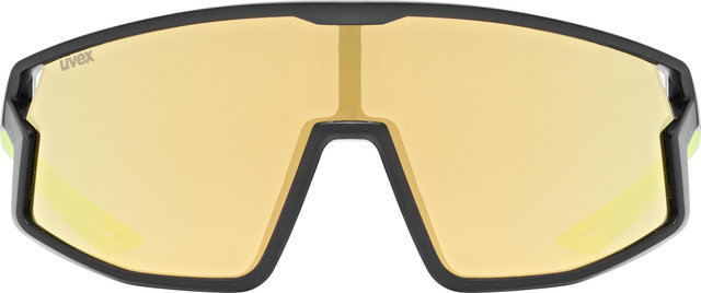 uvex Gafas para niños Skyryse Jr. - black-yellow/mirror yellow