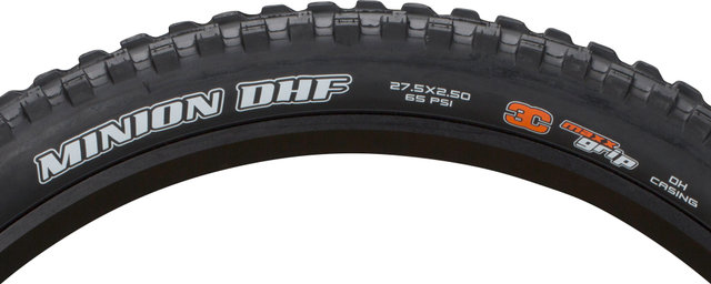 Maxxis Pneu Souple Minion DHF 3C MaxxGrip Downhill WT TR 27,5" - noir/27.5 /63 /63-584/2.5 