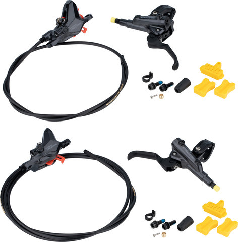 Shimano Deore v+h Set Scheibenbremse BR-M6100 J-Kit - schwarz/Set/links/rechts (seitenspezifisch)