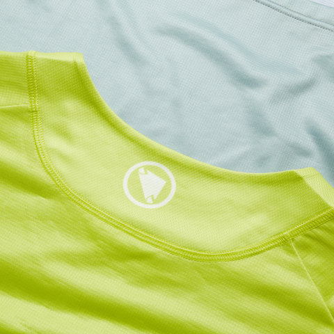 Endura Core Printed L/S Tee Jersey - lime green/M