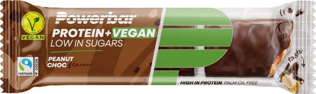 Powerbar Protein Plus Low Sugar Vegan Riegel - 1 Stück - peanut choc