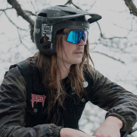 CHPO Henrik gafas de deporte - navy | rainbow mirror