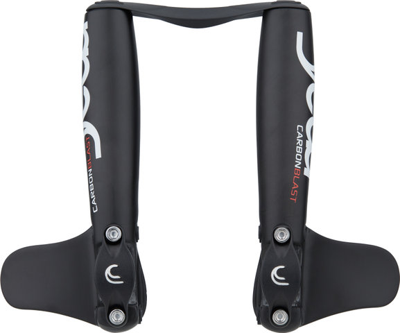 DEDA Carbon Blast 31.7 Aerobars - black / white