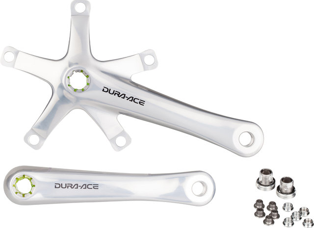 Shimano Dura-Ace Track Kurbel FC-7710 Octalink - silber/170,0 mm