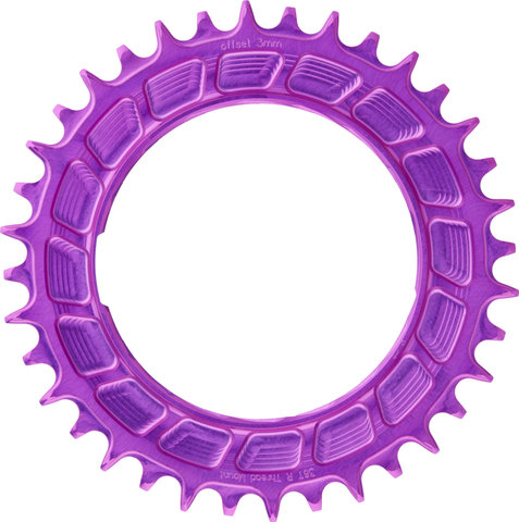 Garbaruk Thread Mount Chainring for SRAM XX/XX SL PM 3 mm Round - violet/36/36 