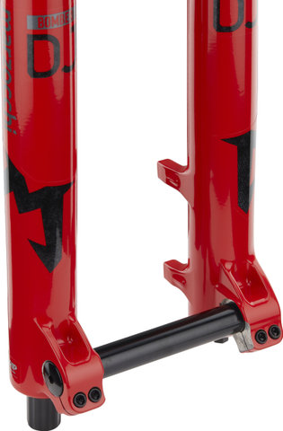 Marzocchi Horquilla de suspensión Bomber DJ 26" Modelo 2024 - gloss red/15 mm Eje Pasante/100 /37 /1 1/8" - 1,5" tapered/26"/110 mm