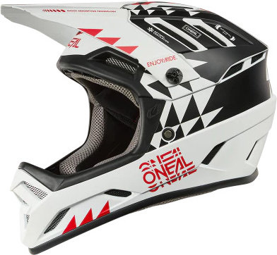 O'NEAL Backflip Knox Fullface-Helm - white-black | 63 - 64 cm