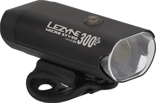 Lezyne Micro 300+ LED Frontlicht mit StVZO-Zulassung - satinschwarz/300