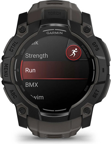 Garmin Instinct 3 50 mm AMOLED GPS multisport smartwatch - black