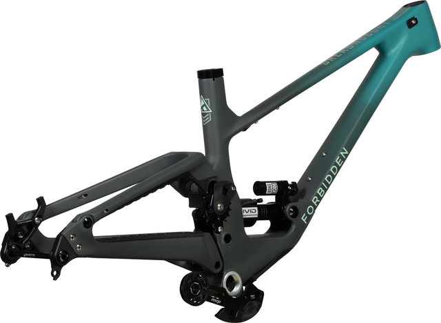 FORBIDDEN Dreadnought V2 Carbon Frame Kit - fatty t/160 mm/L/12 mm Thru Axle