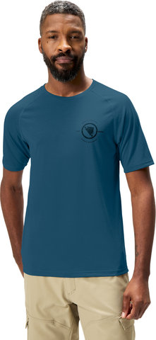 Endura Camiseta técnica S/S Loop - barra blue | M