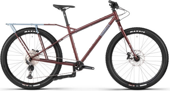 Bombtrack Beyond+ Midtail Deore Mountainbike - matt metallic burgundy | 51 mm | M | 29" | 170,0 mm