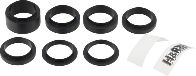 H&R Bike Performance Spring Steel Spring up to 75 mm Stroke - black/500 lbs