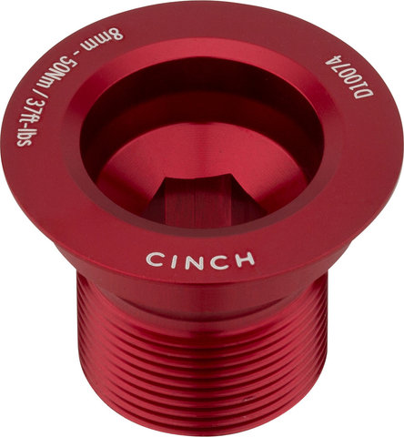 Race Face Tornillo de bielas lado izquierdo para bielas Cinch - gloss red